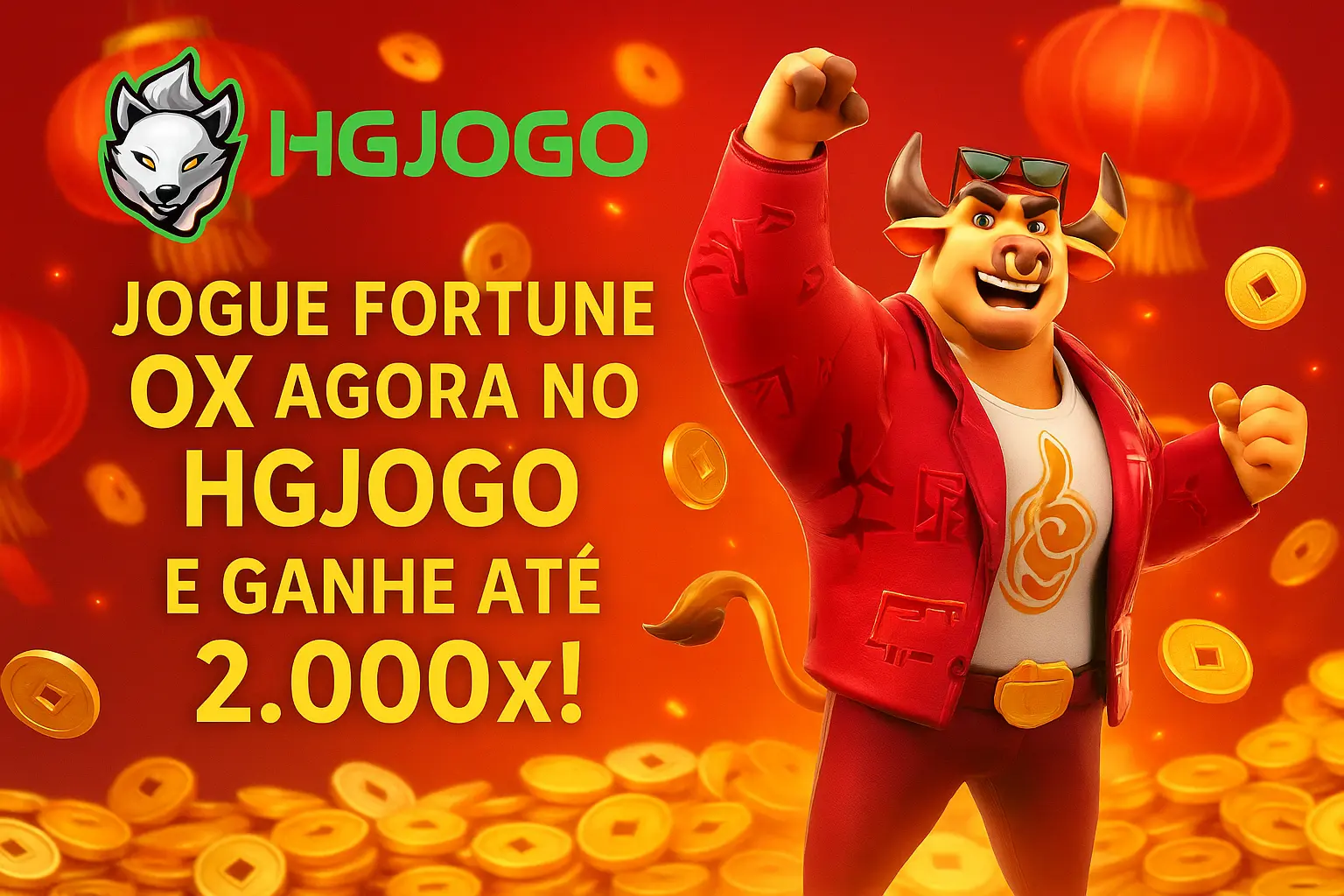 Fortune Ox no HGJOGO - Aposte Agora e Reivindique Seus Ganhos