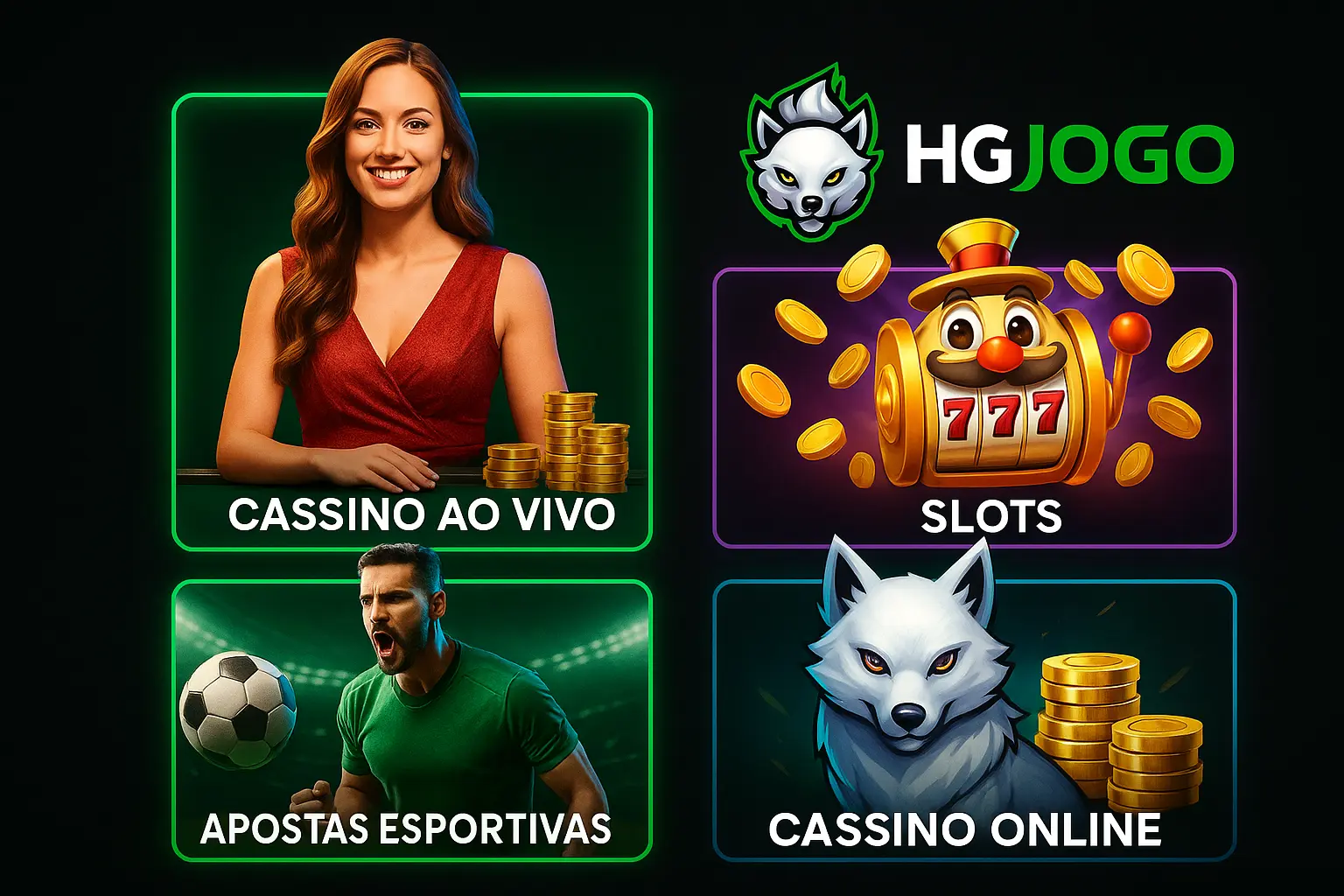 Jogos de cassino online HGJOGO