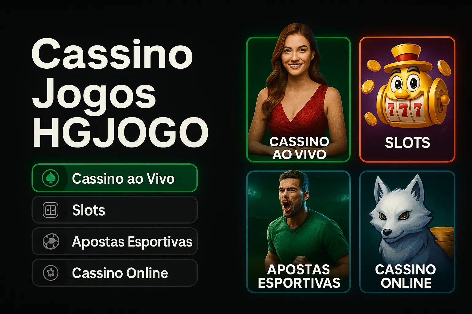 Jogos de cassino online inovadores e emocionantes na HGJOGO