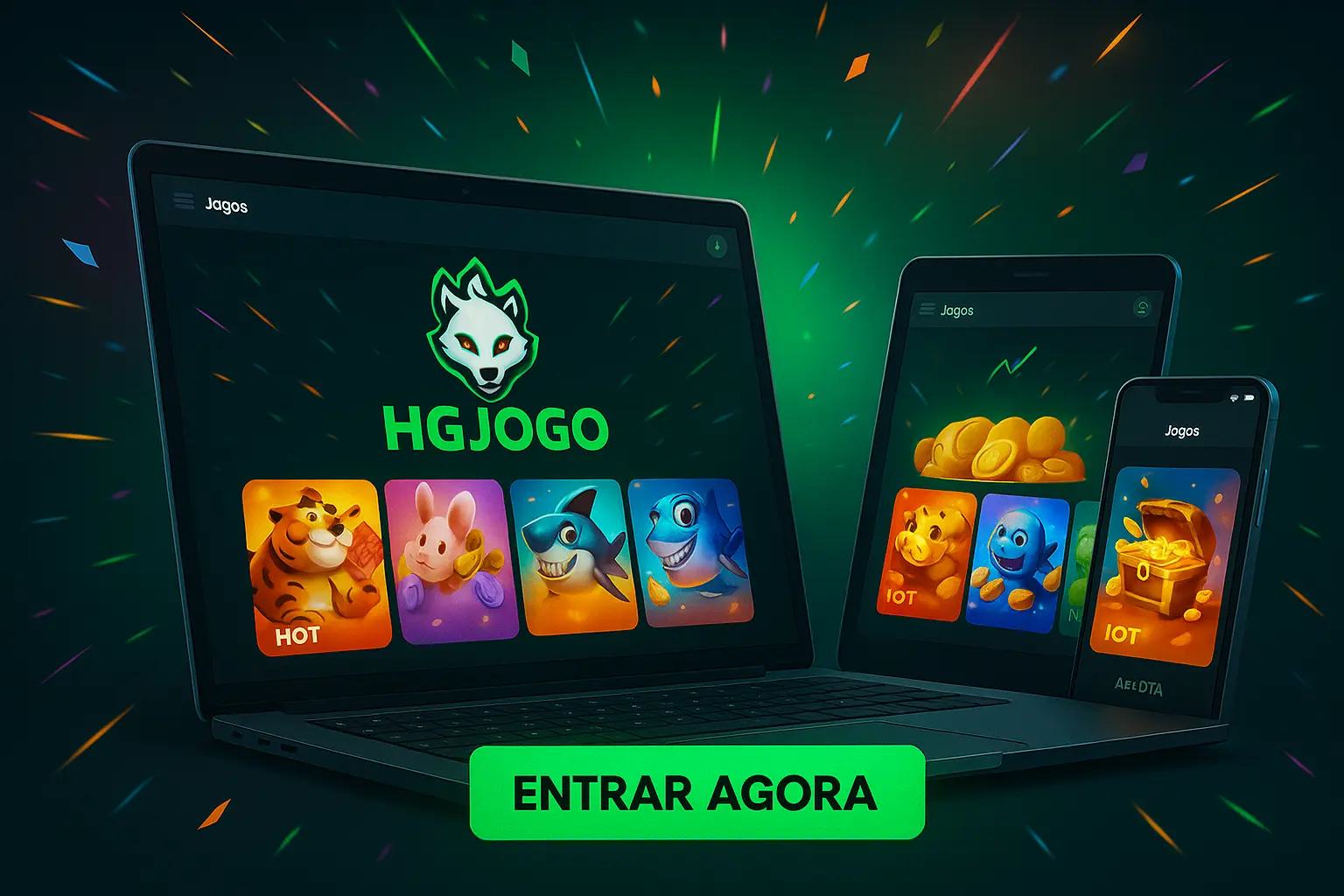 Criar uma nova Conta no plataforma HGJOGO